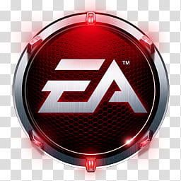 256x256 Electronic Arts Icon, Electronic Arts, X, Round Grey And White