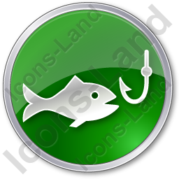 256x256 Fishing Circle Green Icon, Pngico Icons