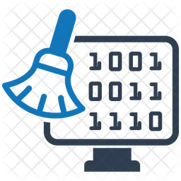 256x256 Data Cleanup Icon Of Flat Style