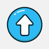 165x165 Flat Cute Icon Set Arrow Custom Icon Design