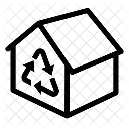 256x256 House Icon Of Line Style