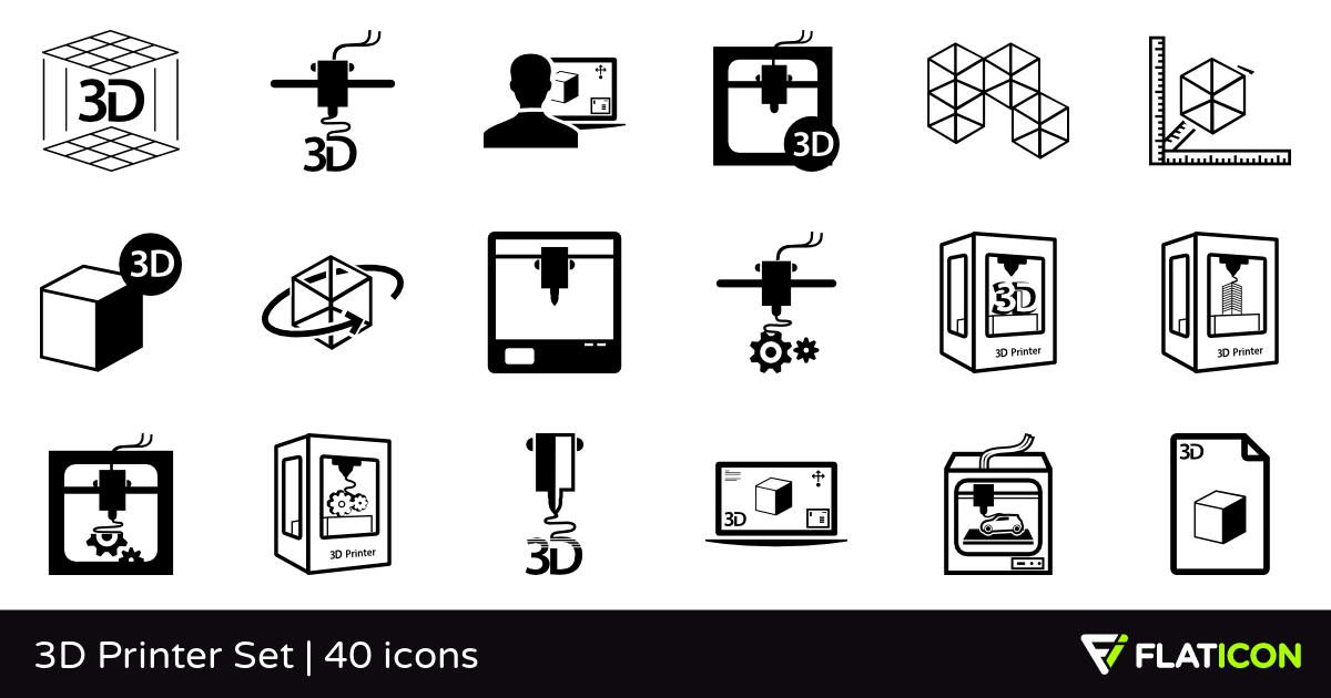 Printer Set Free Icons 1200x630 Printer Set Free Icons