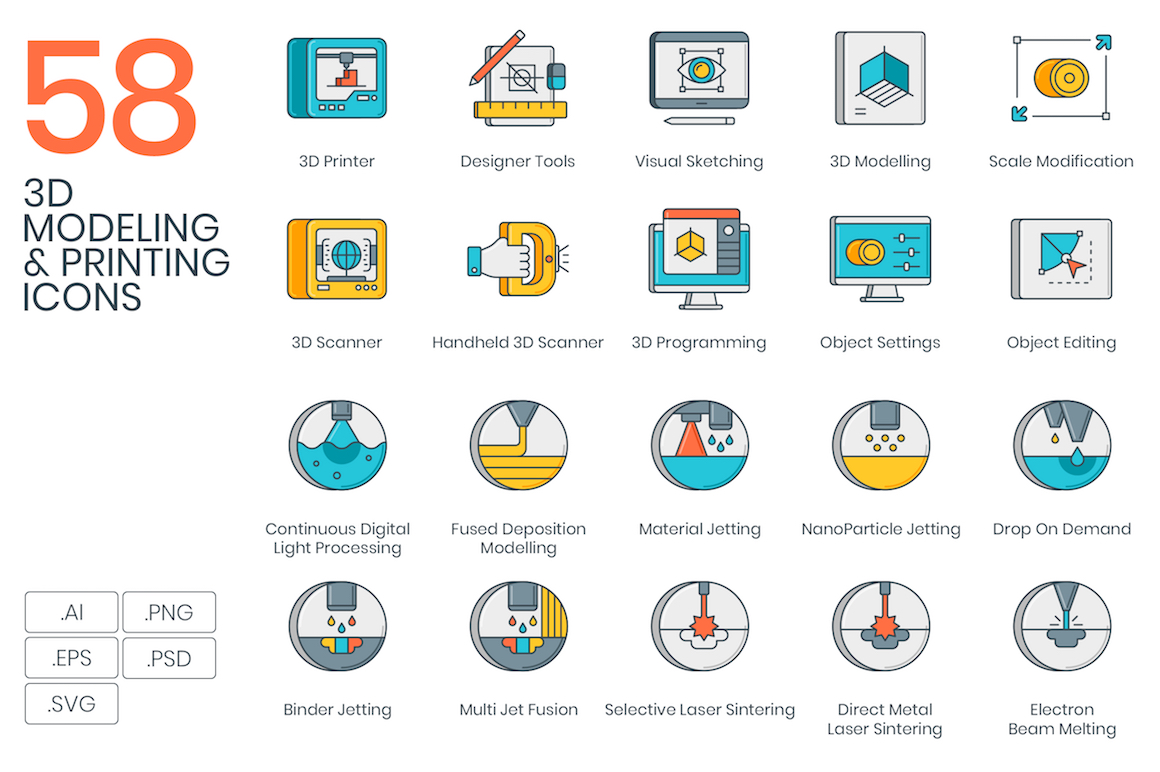 Printing Icons 1160x772 Printing Icons