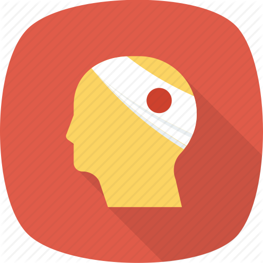 512x512 Emergency, Head, Hurt, Injured, Injury, Insurance Icon