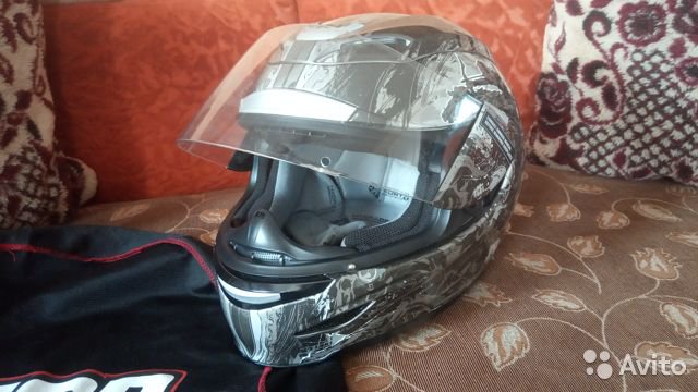 640x360 Shlem Icon Airmada Horsemen Razmer S Kupit V Orlovskoj Oblasti