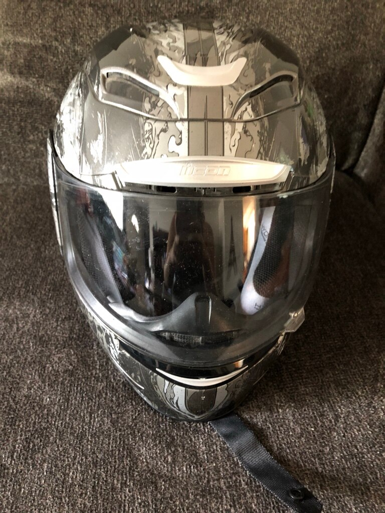 768x1024 Used Icon Motorcycle Helmet
