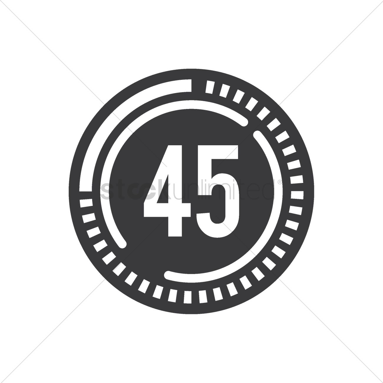 Seconds Icon Vector Image 1300x1300 Seconds Icon Vector Image