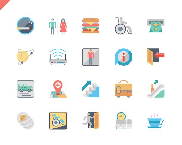 Simple Set Public Navigation Flat Icons 613x490 Simple Set Public Navigation Flat Icons