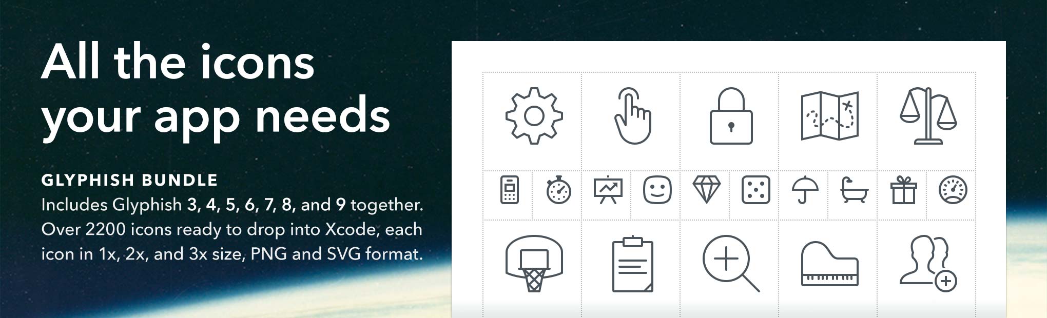 2040x620 Glyphish Icons For Ios And Watchkit