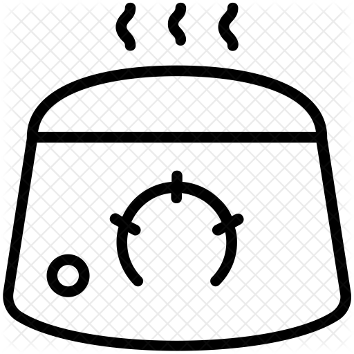 512x512 Wax Heater Icon Of Line Style