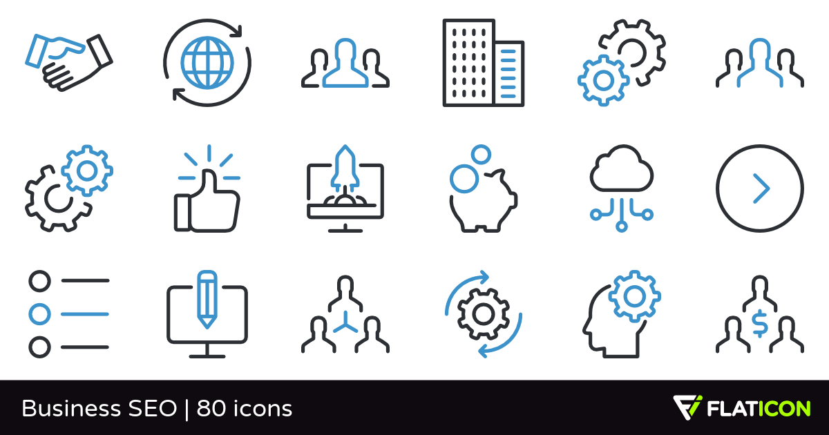1200x630 Business Seo Free Icons