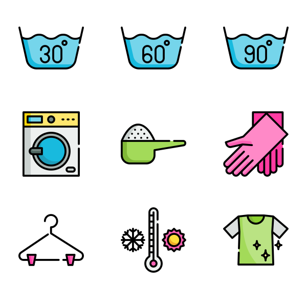Laundry Icon Packs 600x564 Laundry Icon Packs