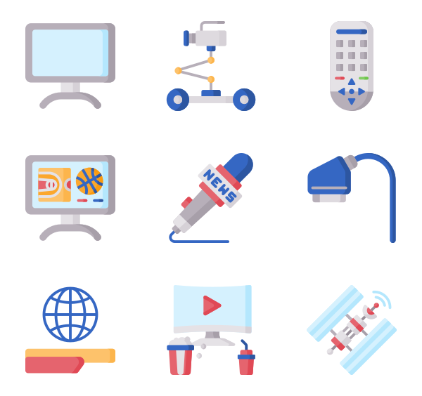 Television Icon Packs 600x564 Television Icon Packs