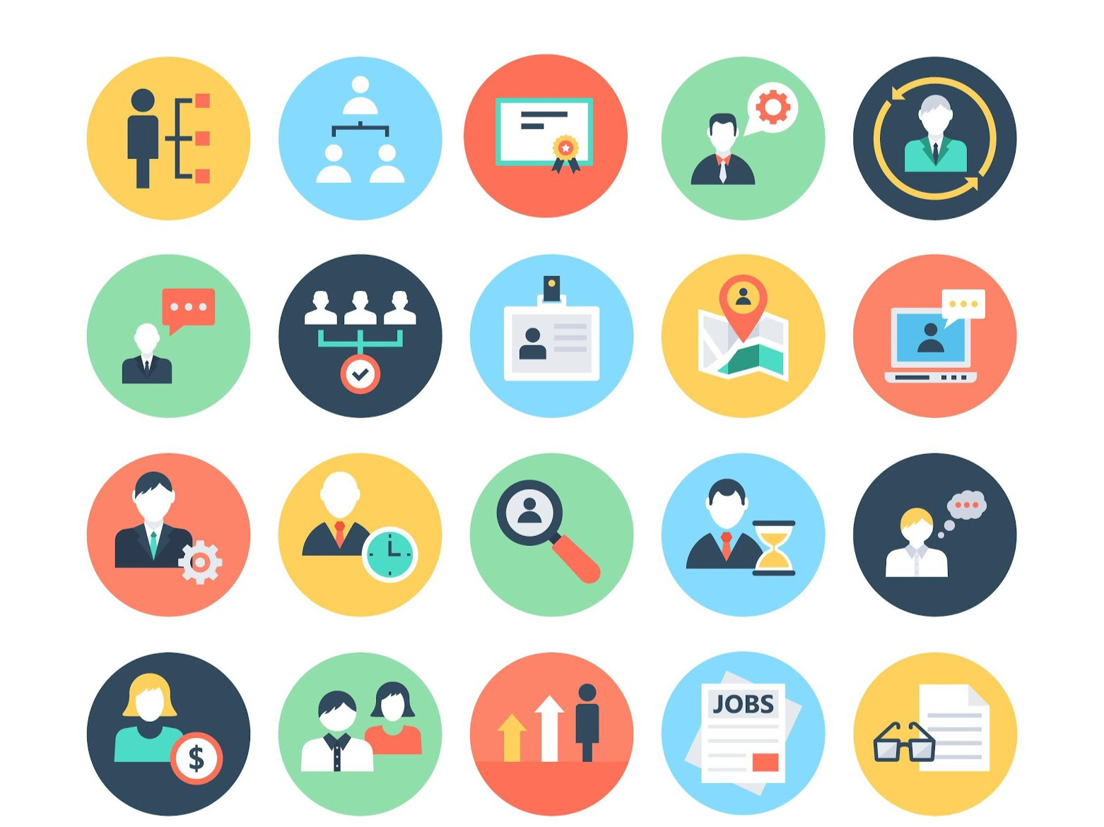 1562x1171 Human Resource Icon Pack
