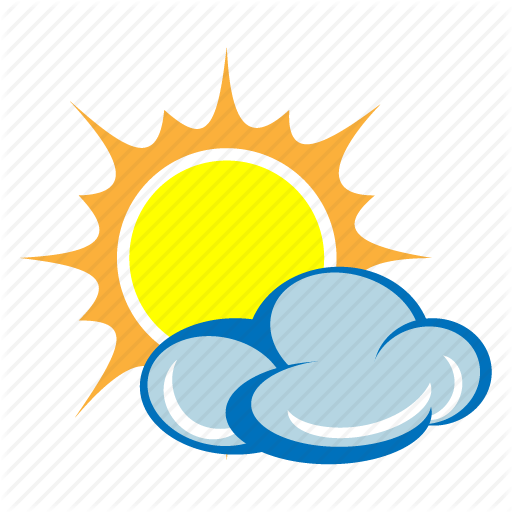 512x512 Cloud, Cloudy, Day, Forecast, Sun, Sunny, Weather Icon
