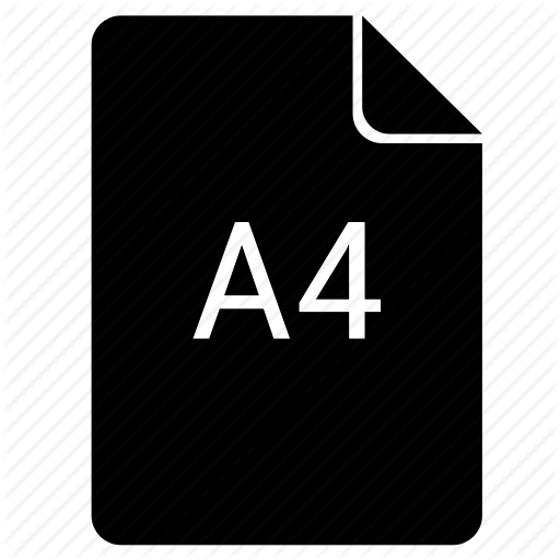 512x512 Format, Paper, Print Icon