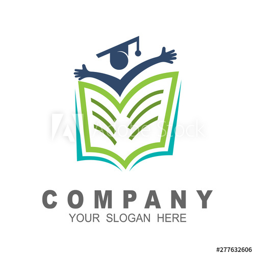 500x500 Education Book Logo Sign Symbol Icon, Colorful Icon, Academy