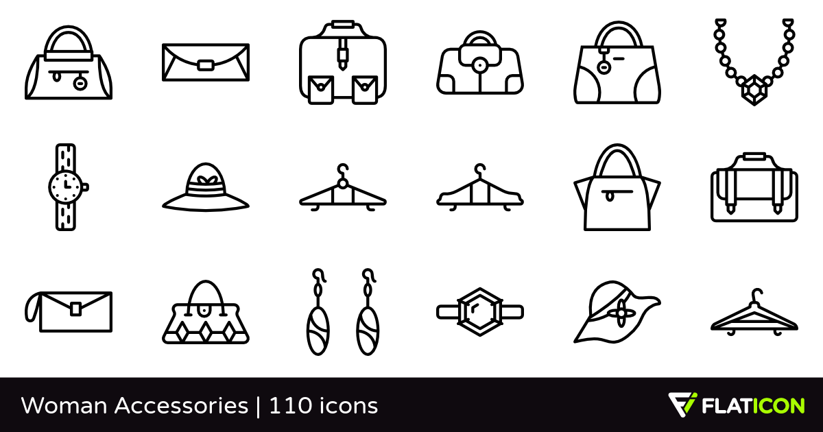 1200x630 Woman Accessories Free Icons