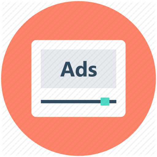 512x512 Ad Content, Advertisement, Marketing, Video Ads Icon