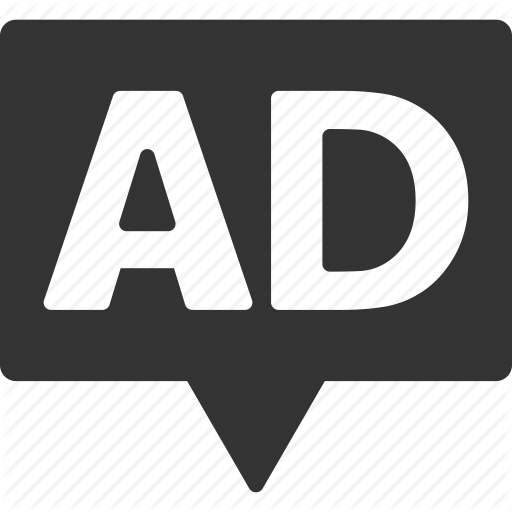 512x512 Ad, Ads, Advertisement, Advertising, Banner, Frame, Promotion Icon