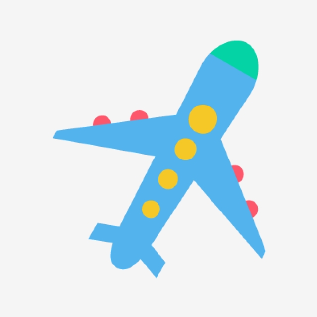 640x640 Aeroplane Flat Multi Color Icon, Aeroplane, Air Plane, Plane Png