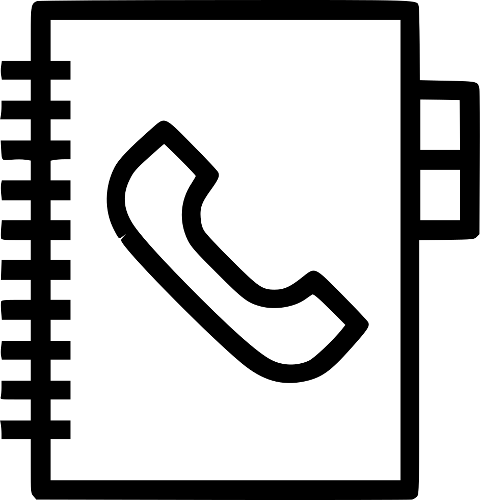942x980 Agenda Book Phone Png Icon Free Download