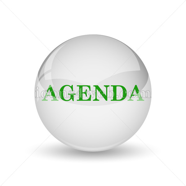 600x600 Agenda Glossy Icon Agenda Glossy Button