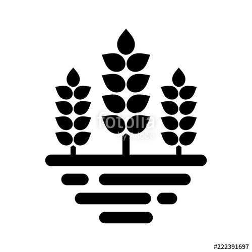 500x500 Farm Logo Farming Icon Agriculture Symbol Vector Stock