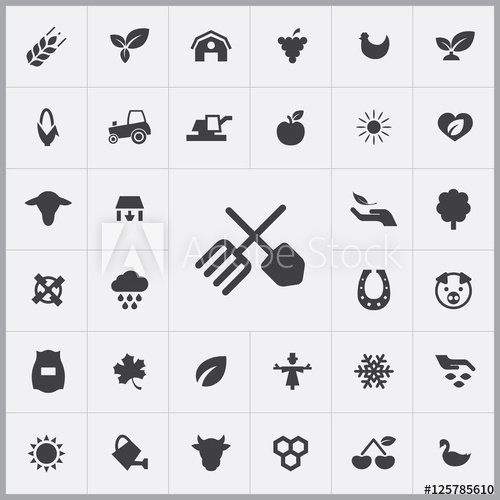 500x500 Tools Icon Agriculture, Farm Icons Universal Set