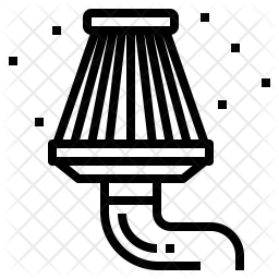 256x256 Air Filter Icon Of Line Style