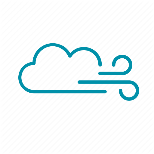 512x512 Clean Air, Cloud, Overcast, Weather, Wind Icon