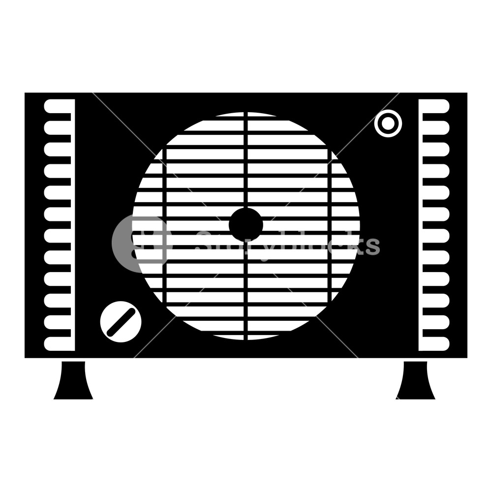 1000x1000 Air Conditioning Compressor Icon Simple Illustration Of Air