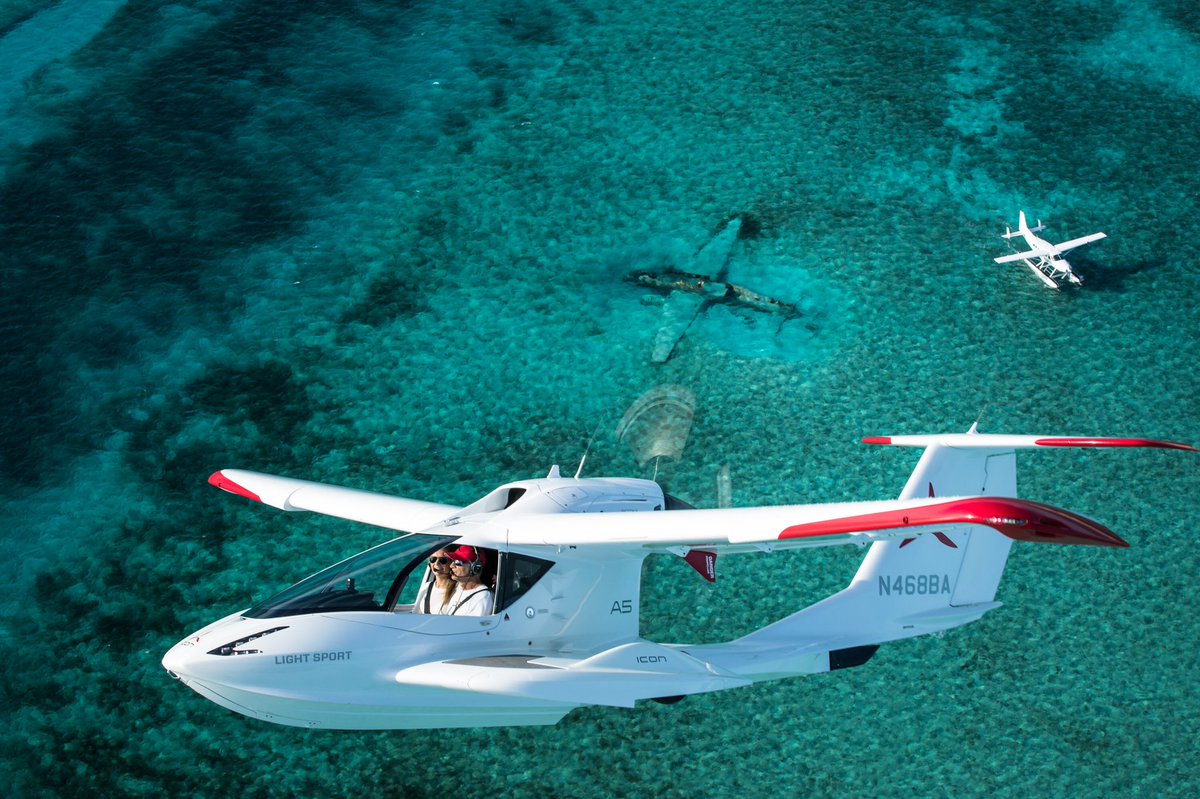 1200x799 Icon Aircraft On Twitter An Incredible View Of The Sunken Plane