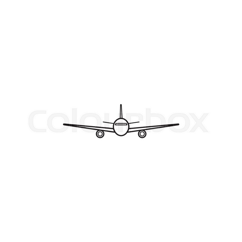 800x800 Airplane Icon, Transport Aircraft Stock Vector Colourbox