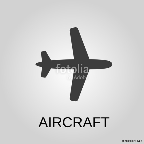500x500 Icon Aircraft Stock
