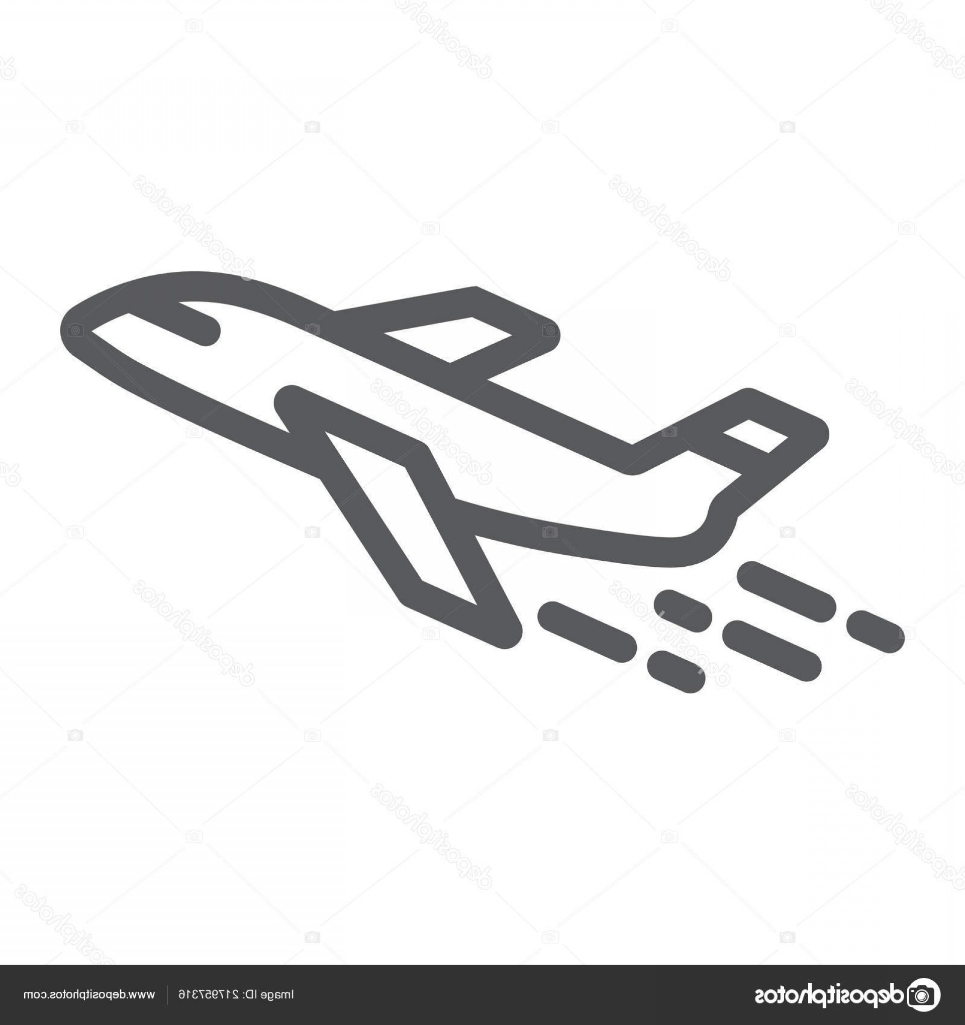 1920x2040 Stock Illustration Airplane Line Icon Aircraft And Soidergi