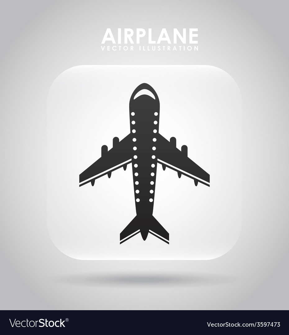 931x1080 Airplane Icon Vector