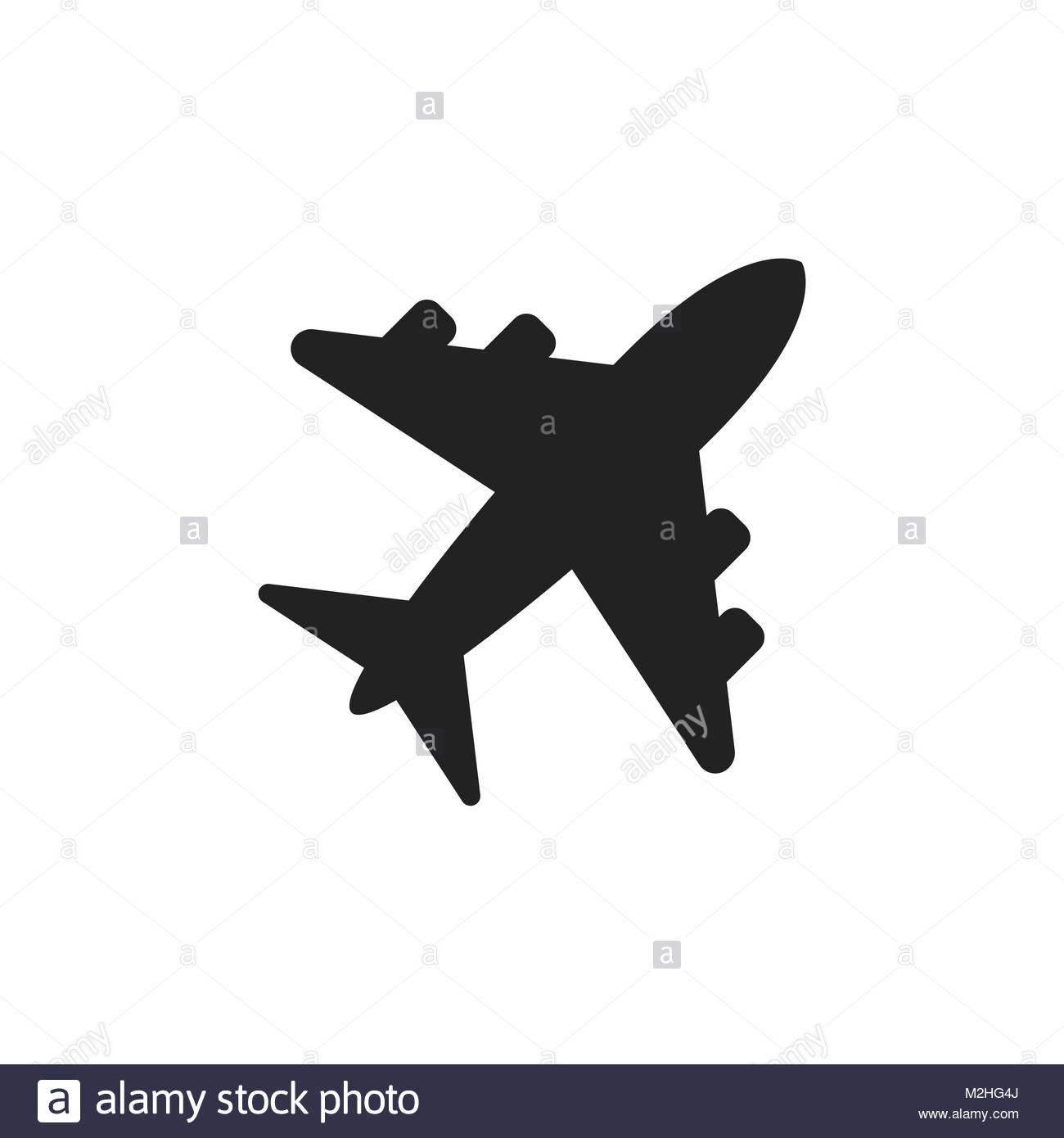 1300x1390 Airplane Vector Icon