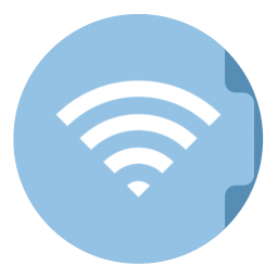 256x256 Airdrop Folder Circle Icon Download The Circle Icons Iconspedia