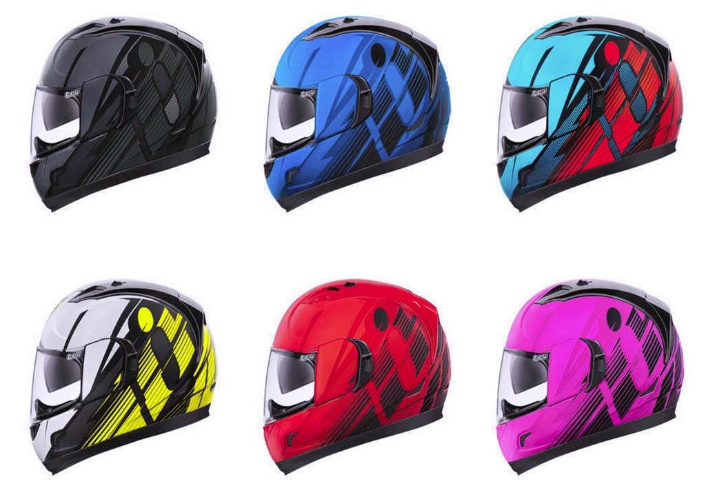 1024x708 Icon Alliance Gt Primary Helmet With Silver Dropshield