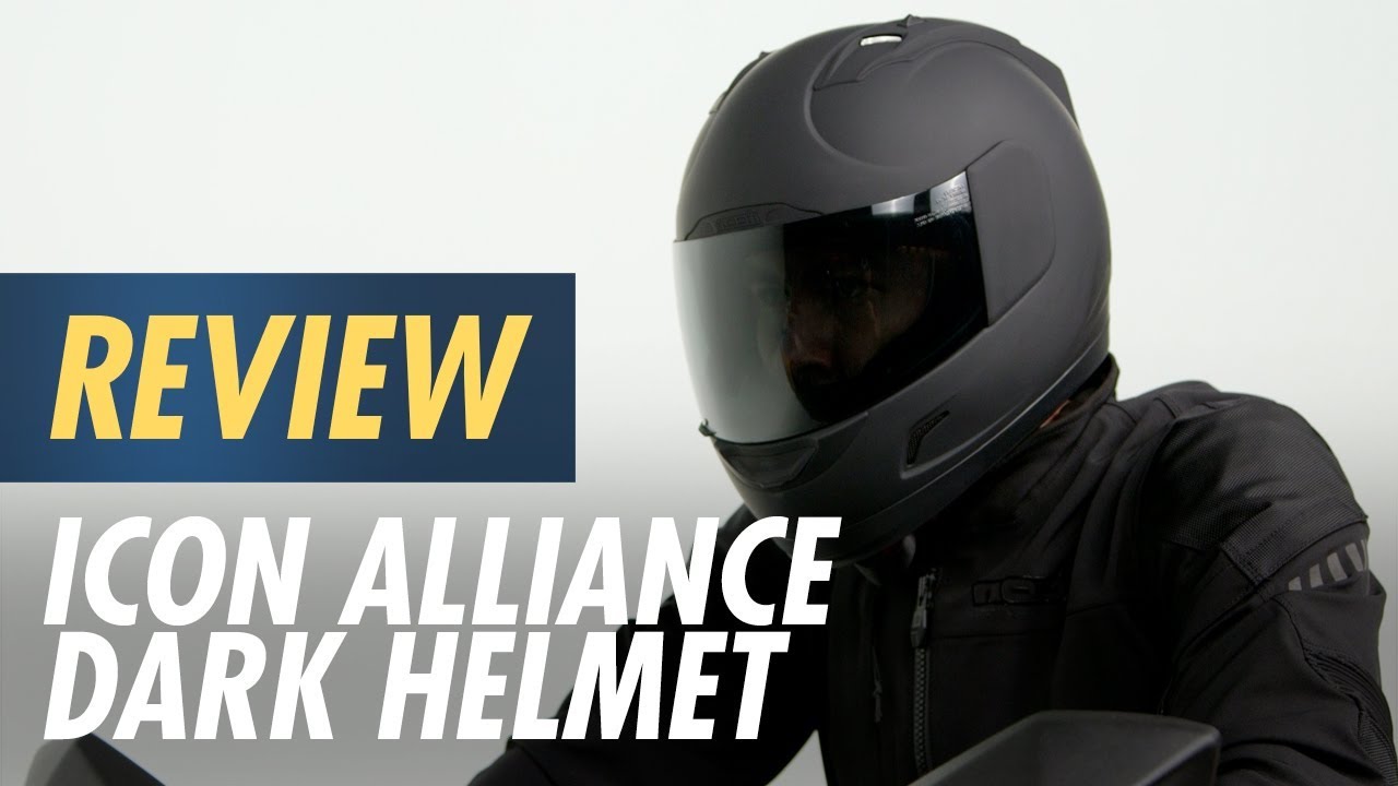 1280x720 Icon Alliance Dark Helmet Review