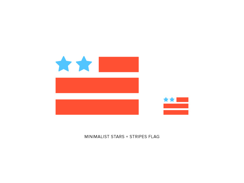 800x600 Minimalist American Flag Icon Oak Group
