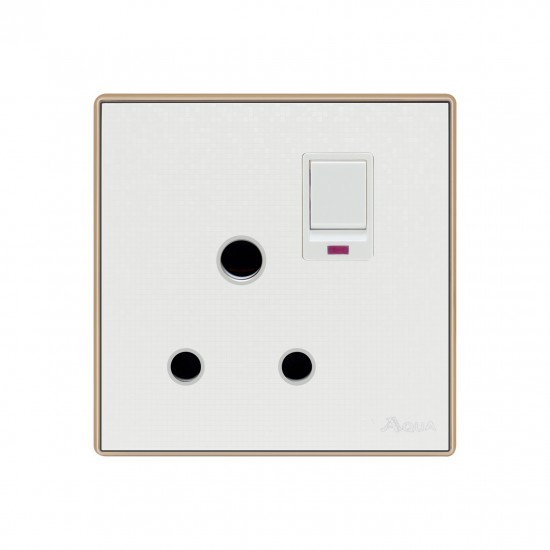 550x550 Aqua Icon Power Switch Socket With Neon