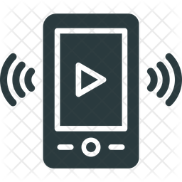 256x256 Amplifier Icon Of Glyph Style