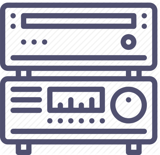 512x495 Amplifier, Bluray, Cd, Dvd, Media, Player, Receiver Icon