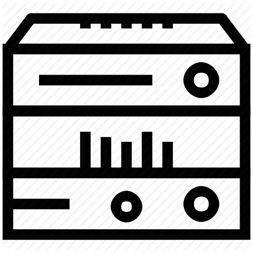 512x512 Amplifier, Boombox, Hifi, Stereo System Icon