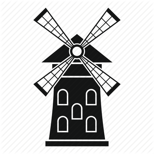 512x512 Amsterdam, Grain, Holland, Mill, Wind, Windmill Icon