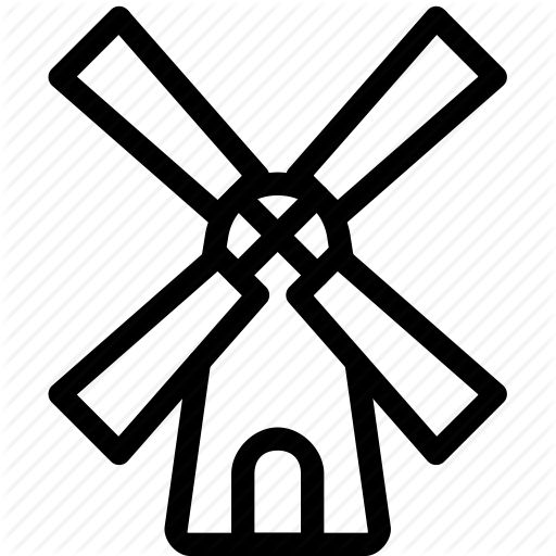 512x512 Amsterdam, Mill, Netherlands, Thin, Wind, Windmill, Windy Icon