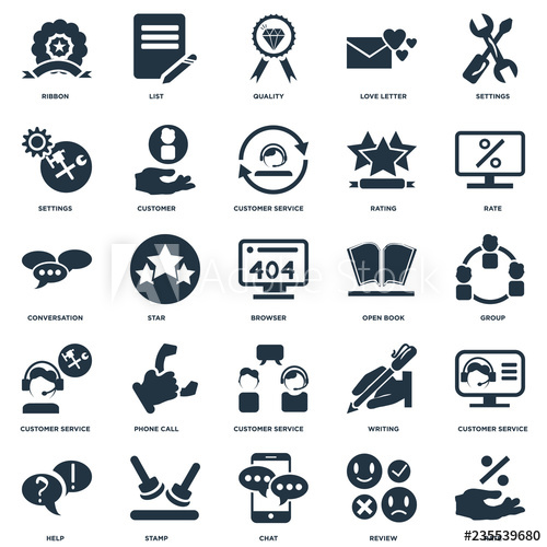 500x500 Elements Such As Rate, Review, Chat, St Help, Open Book