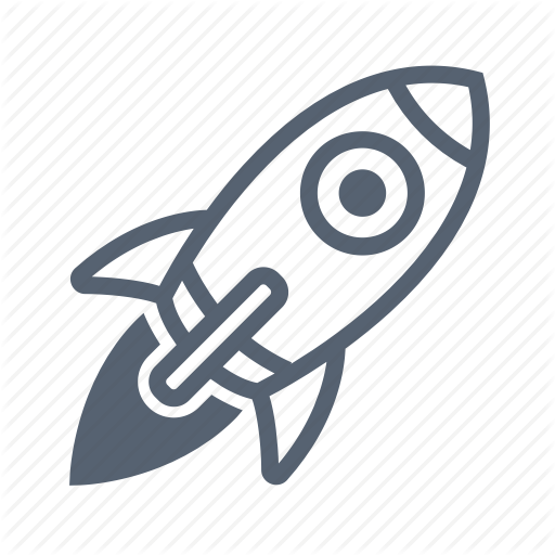 512x512 Launch, Rocket Icon